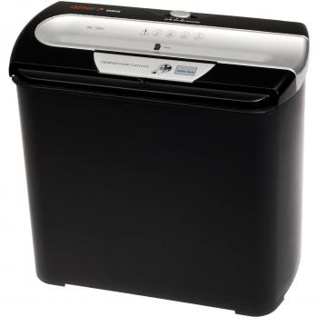Destructora de documentos Genie 255 CD, corte en tiras de 7 mm, capacidad hasta 7 hojas, incluye triturador de CD, color negro/silver