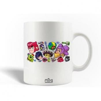 Taza de Cerámica Brawl Stars - Videojuego de Estrategia