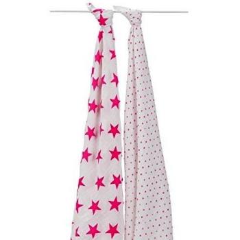 Aden + Anais 4029G - Pack de dos muselinas, color rosa
