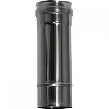 TUBO EXOJO PARA ESTUFA PELLET INOXIDABLE 25 CENTIMETROS DE LONGITUD