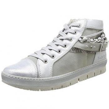 Dockers 35NE212-600210 - Zapatillas para deportes de exterior de otras pieles para mujer Plata Argent