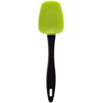 Lékué Elevate Cuchara de Cocina, Silicona, Verde, 27 cm