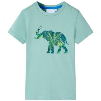 Camiseta infantil caqui claro 104