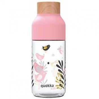 Quokka Kids - Ice Birds 570 ML| Botella de Agua Reutilizable de Tritan - Libre de BPA | Amplia Apertura para Rellenar y con tapón antigoteo