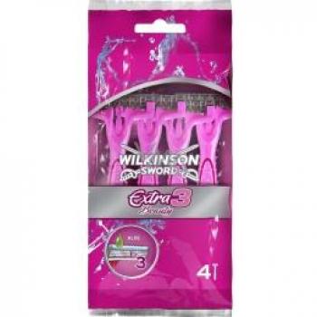 WILKINSON - Extra 3 Beauty - Bolsa de 4 Maquinillas Desechables