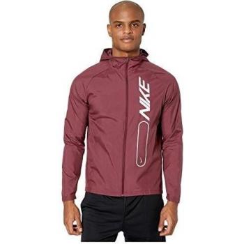 NIKE M Nk Essntl Jkt Flash Po Air Chaqueta, Hombre, Night Maroon/Reflective silv