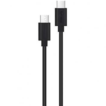 Cable USB-C Macho a USB-C Macho 2m 15W Negro - PHILIPS DLC3106C
