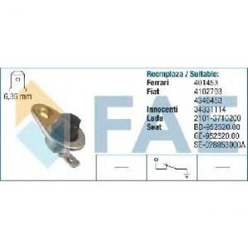 FAE 67020 Interruptores, negro