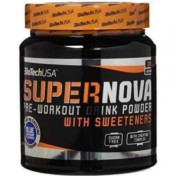 BioTech Super Nova Bebida y Batidos Nutritivos, Sabor Frambuesa Azul - 282 gr