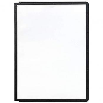 Panel Expositivo Durable Sherpa A4 Negro (Paquete de 10)