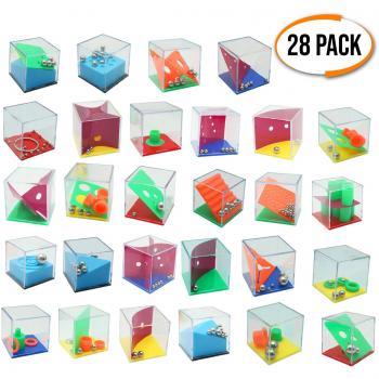 The Twiddlers Mini Juegos Rompecabezas - Set de 28 Puzzles - Juegos con Niveles Diferentes - Perfectos para Regalos de Fiesta - Detalles Sorpresa - para Adultos o Niños