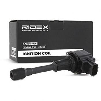 Bobina de encendido RIDEX 689C0082 para Renault, Nissan e Infiniti - Compatible con modelos Koleos, Qashqai y Juke