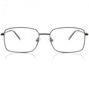 Gafas Recetadas Rectangulares Montura Completa Metálica Negras para Hombre - Gafas Anti-Azules - SmartBuy Collection