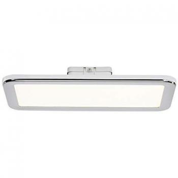 Brilliant Neptun paneles, metal, 23 W, cromo/blanco