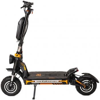 KuKirin G4 Max Patinete Eléctrico Todoterreno 12 1600W Naranja, Motor de cubo sin escobillas de 2x1600W, neumáticos todoterreno de