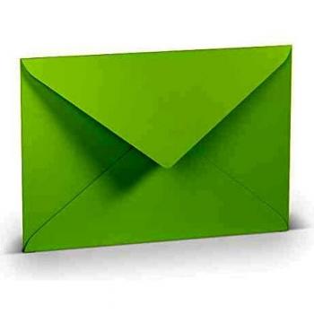 Pack 5 sobres C5 forrados verde lima Rossler