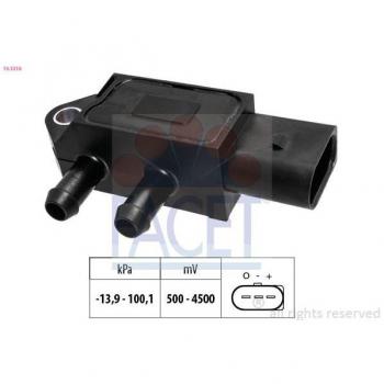 Sensor de presión colector de admisión FACET 10.3318 para SEAT: Leon, Ateca, Ibiza, Alhambra, Toledo & VOLKSWAGEN: Golf, Tiguan, Scirocco, Touran
