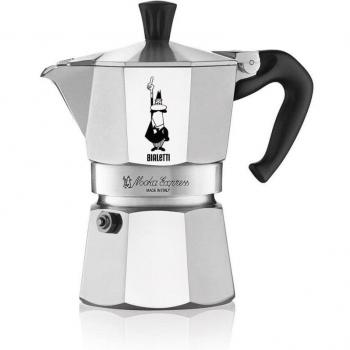 Bialetti Moka Express Cafetera Italiana Espresso 4 Tazas 0,23 L Aluminio