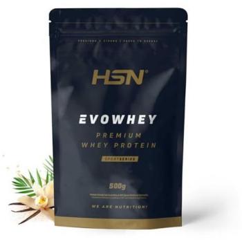 Concentrado de Proteína de Suero HSN Evowhey Protein 2.0 | Vainilla Caribeña 500 g | 17 Tomas por Envase | No-GMO, Vegetariano, Sin Gluten ni Soja