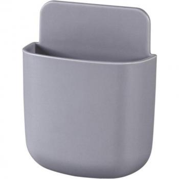 Soporte de almacenamiento mural para control remoto de TV y aire acondicionado, caja organizadora práctica para dormitorio, sala de estar y oficina