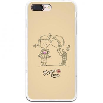 Funda Gel para iPhone 7 Plus - 8 Plus, Carcasa TPU Flexible fabricada con la mejor Silicona, protege y se adapta a la perfección a tu Smartphone y con nuestro exclusivo diseño German Tech® - Forever and Ever.