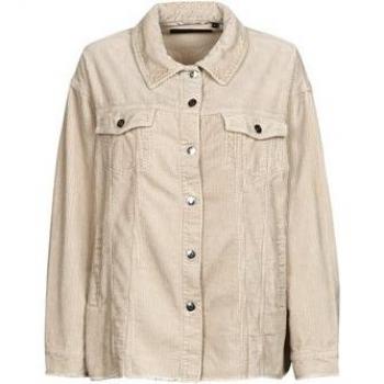 Sobrecamisa de Mujer Only Bitten Cord en Color Plateado