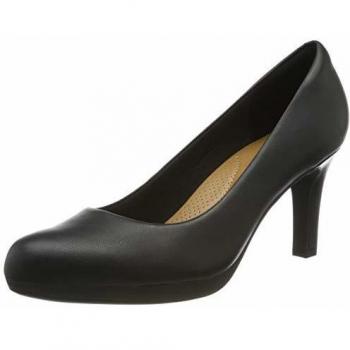 Zapatos de Tacón Mujer Clarks Adriel Viola Piel Negra EU 39