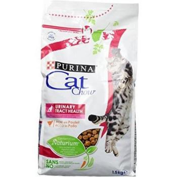 Cat Chow Purina Comida Seco para Gatos Adultos Cuidado Tracto Urinario Rico en Pollo - 1.5 Kg