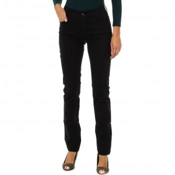 Pantalones largos Armani Jeans, 100% algodón, corte recto, cierre de cremallera y botón, cinco bolsillos, diseño clásico, disponible en diferentes tallas y colores