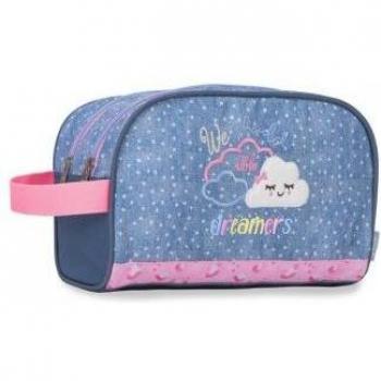 Neceser Enso Dreamer doble compartimento azul