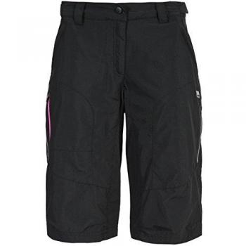 Trespass Sinem TP75 Pantalón Corto de Ciclismo, Mujer, Negro