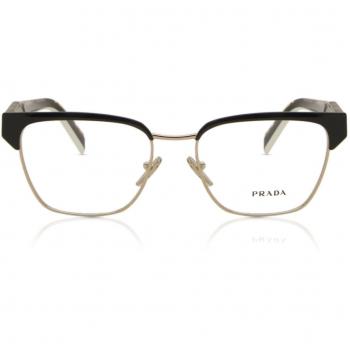 Prada PR 65YV AAV1O1 Armazones para Mujer Dorados, Lentes Recetadas Para Mujer Dorados, Gafas Recetadas para Mujer Dorados