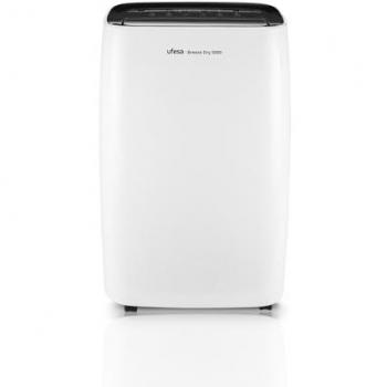 Deshumidificador Ufesa Breeze Dry 5000, 280W, 20L/24h, Silencioso 46dB, Panel Intuitivo, Función Secado Ropa, Sensor de Humedad, Capacidad de
