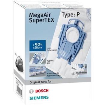 Bosch Megaair SuperTex - Bolsas para aspiradora, tipo P