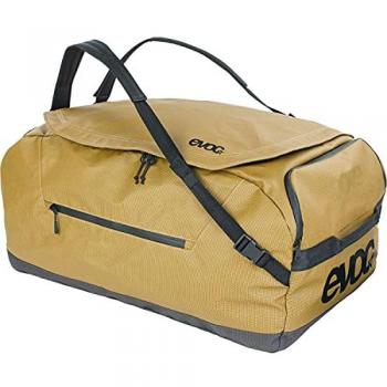 Bolsa de viaje Evoc Duffle 60L resistente al agua, color curry/negro