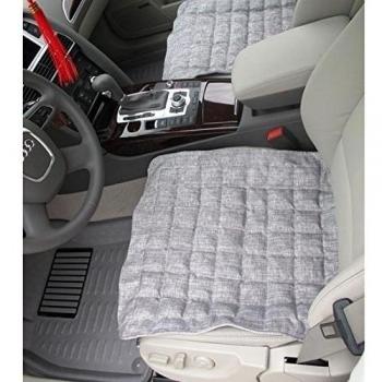 ETGtek 1Ajuste De 2pcs universal transpirable Ropa de asiento de coche del amortiguador auto del cojín de cubierta MatDecoration Silla de oficina Cojín Verano Invierno
