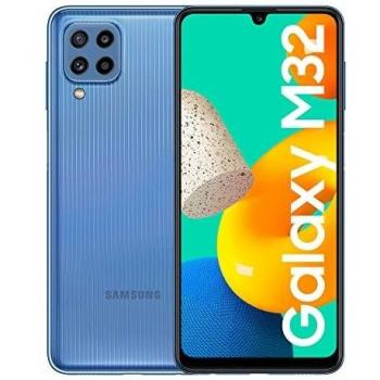 Smartphone Samsung Galaxy M32 M325 6GB RAM 128GB Almacenamiento Dual SIM 4G Azul Claro