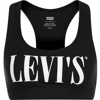 Levi's Logo Sprots Bra Sujetador Deportivo, Negro Mineral, M para Mujer