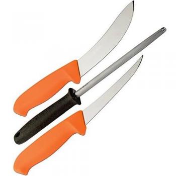 Set de Caza Morakniv con 2 Cuchillos Naranjas y Teroituspuikko