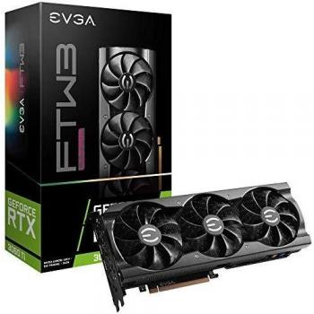 EVGA GeForce RTX 3060 Ti FTW3 ULTRA GAMING, 08G-P5-3667-KL, 8GB GDDR6, iCX3 Cooling, ARGB LED, Metal Backplate, LHR