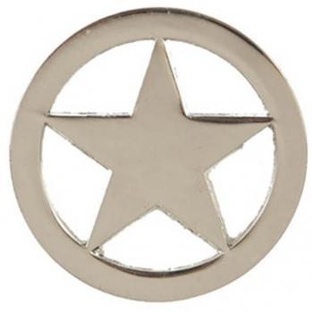 Placa de Sheriff del Oeste de 6 cm