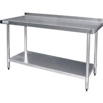Mesa de Preparación de Acero Inoxidable Vogue con Peto y Estante Inferior 1500mm x 600mm