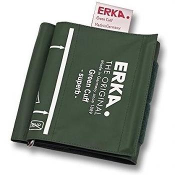 ERKA Green Cuff Superb D-Ring Manguito, para Un Tubo, Talla 4, Gris