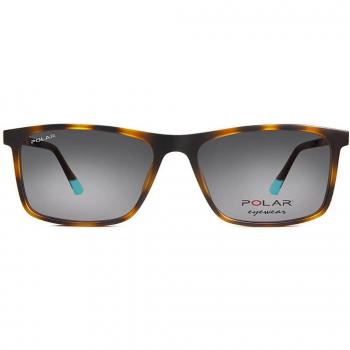 Polar 470 Clip-On Polarized Men's Sunglasses Tortoiseshell 55mm