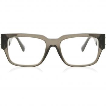 Versace VE3350 5436 Armazones para Hombre Cristal, Lentes Recetadas Para Hombre Transparentes, Gafas Recetadas para Hombre Cristal