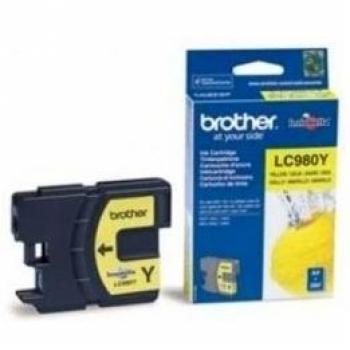 Brother LC980YBP - Cartucho de tinta amarillo en blíster