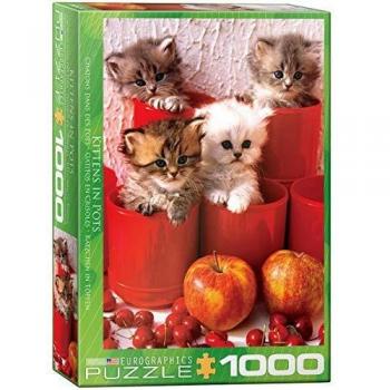 EuroGraphics Kitten in Pots Puzzle