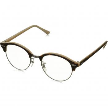 Ray-Ban Clubround, Monturas de Gafas Unisex adulto, Marrón