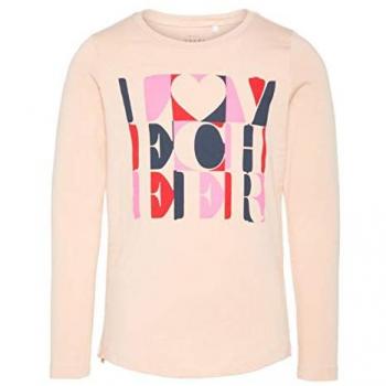 NAME IT Camiseta Manga Larga NIÑA VEEN - 134-140, Rose Cloud