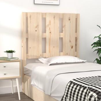 Cabecero de cama 80,5x4x100 cm madera maciza de pino